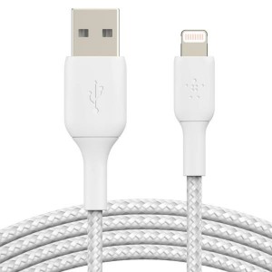 USB auf Lightning Verbindungskabel Belkin CAA002BT2MWH 2 m Weiß