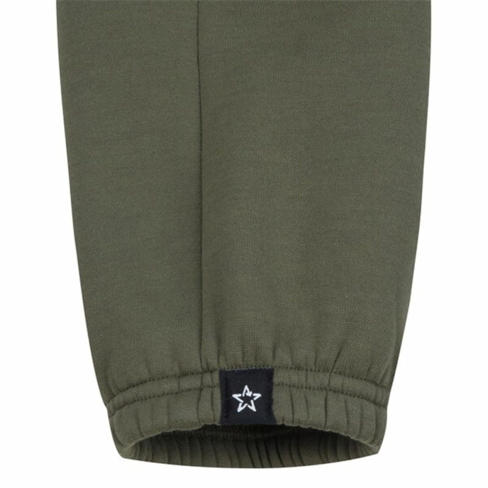 Children's Tracksuit Bottoms Converse Sustainable Core Jogger Green Olive