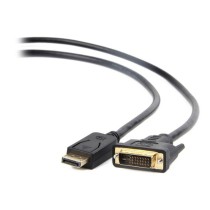 Adapter DisplayPort auf DVI GEMBIRD CC-DPM-DVIM-6 1080 px (1,8 m) Schwarz