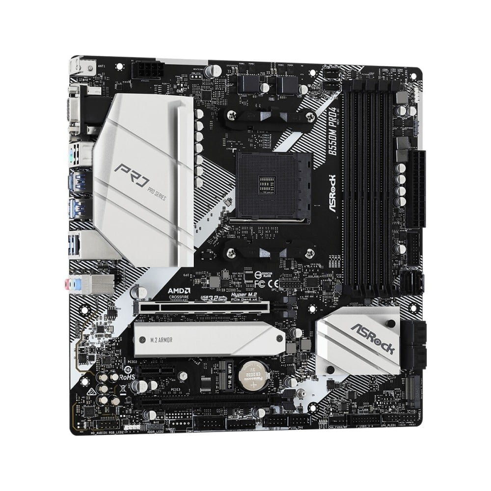 Carte Mère ASRock B550M Pro4 AMD B550 AMD AM4