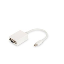 DisplayPort-zu-VGA-Adapter Digitus by Assmann DB-340407-001-W Weiß Schwarz 15 cm