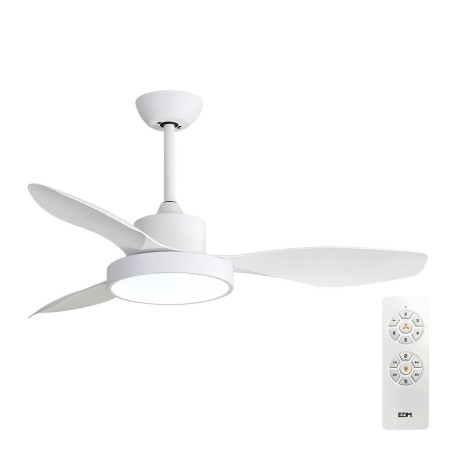 Ventilateur de Plafond avec Lumière EDM 33817 Arctic Blanc 24 W 38 W 2160 Lm