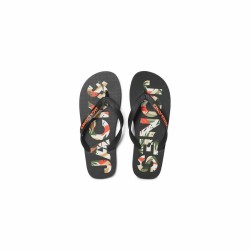 Flip Flops für Männer Jack & Jones FWLOGO PALM PRINT 12230642 Schwarz