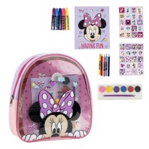 Child's Drawing Rucksack Minnie Mouse Blue 22 x 23 x 7 cm