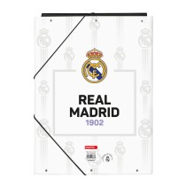 Faltblatt Real Madrid C.F. Schwarz Weiß A4 (26 x 33.5 x 2.5 cm)