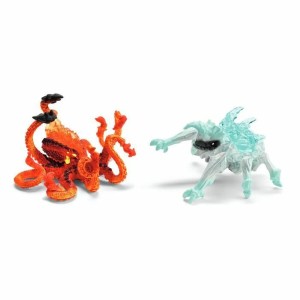 Zubehör für Puppenhaus Schleich Lava Octopus vs Ice Bug Duo