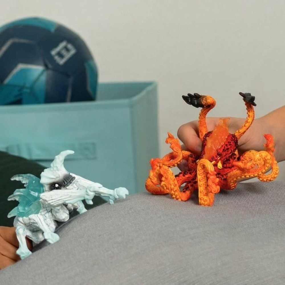 Dolls House Accessories Schleich Lava Octopus vs Ice Bug Duo