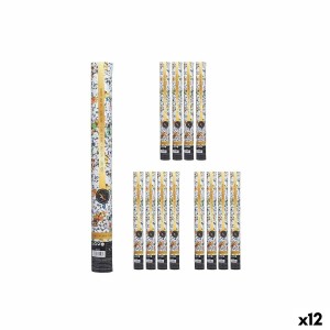 Confetti cannon 9901-30 Multicolour Paper Cardboard Plastic 5 x 28,5 x 5 cm (12 Units)