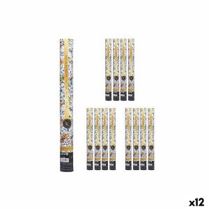 Konfettikanone 9901-50 Bunt Papier Pappe Kunststoff 5 x 48,5 x 5 cm (12 Stück)