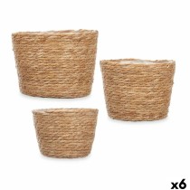 Lot de paniers GiftDecor LR23239 Naturel alfa (6 Unités)