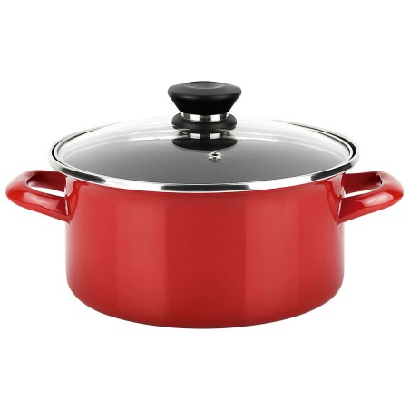 Casserole FAGOR Optimax Rouge Acier émaillé (Ø 24 x 13 cm)