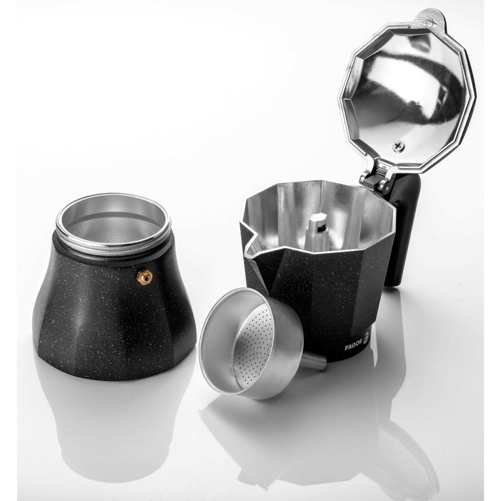 Cafetière Italienne Fagor Noir Aluminium