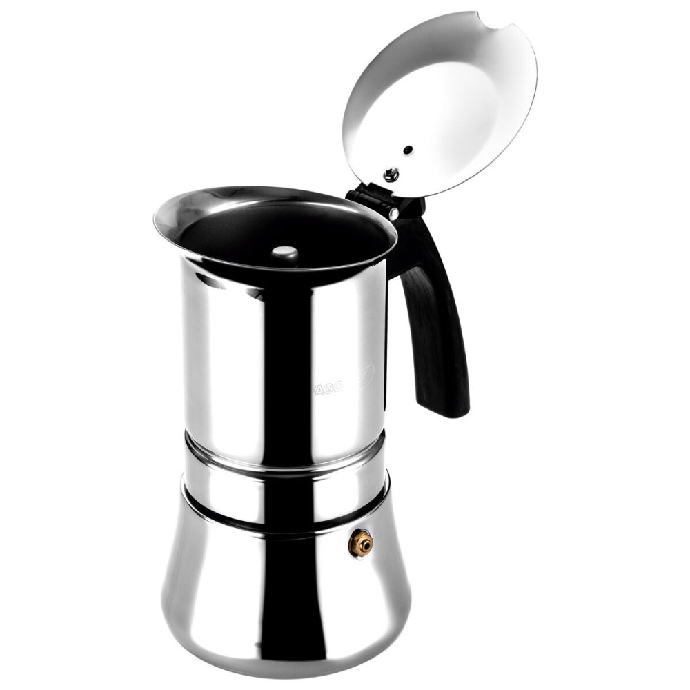 Italian Coffee Pot Fagor Black Stainless steel 60 ml