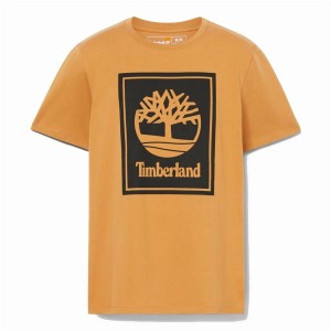 Men’s Short Sleeve T-Shirt Timberland Stack Logo