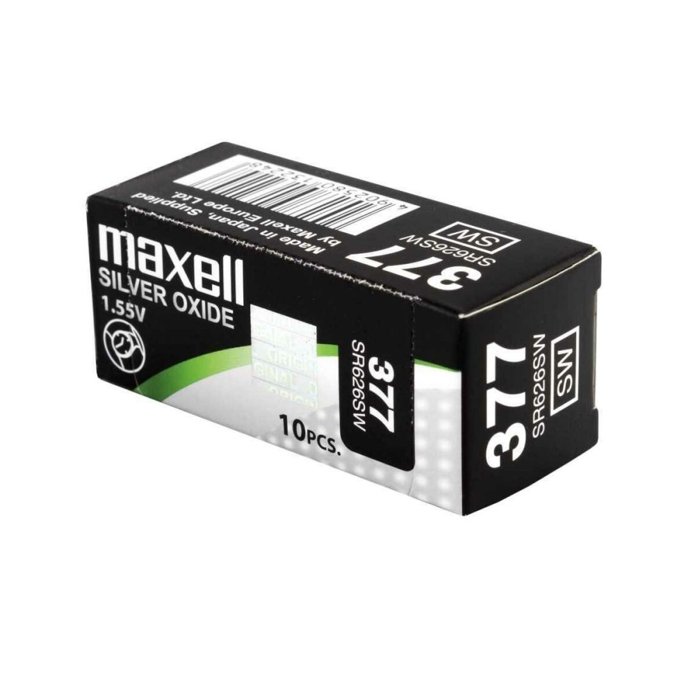 Button battery Maxell SR626SW 377 1,55 V Button Cell Batteries