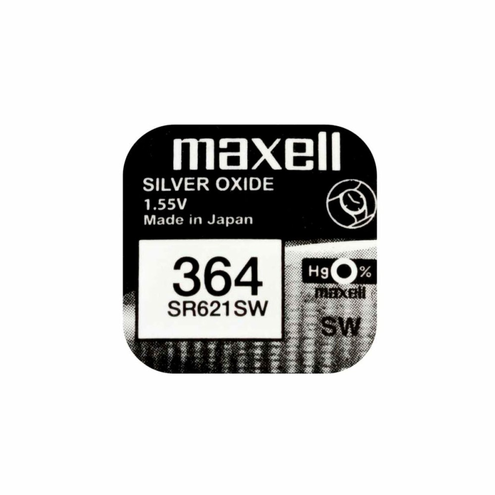 Button battery Maxell SR621SW 364 1,55 V Button Cell Batteries