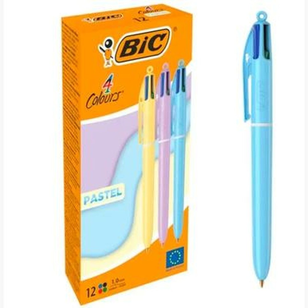 Stylo gel Bic Multicouleur Gâteau 0,32 mm 12 Pièces