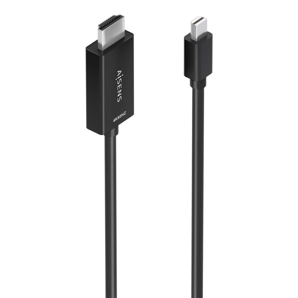 Adaptateur Mini DisplayPort vers HDMI Aisens Noir 60 cm