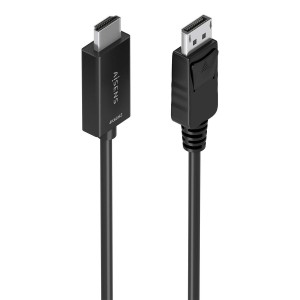 Adaptateur DisplayPort vers HDMI Aisens Noir 60 cm