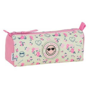 Allzwecktasche Smiley World Garden Rosa Weiß (21 x 8 x 7 cm)