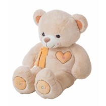 Jouet Peluche Valentin Beige Ours 55 cm