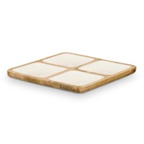 Plateau avec Compartiments MALI-991 W Blanc 29,5 x 3 x 29,5 cm (6 Unités)