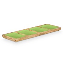 Plateau avec Compartiments MALI-941 G Vert 46 x 3 x 17 cm (6 Unités)