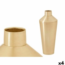 Vase GiftDecor 10219-SG Gold Eisen 16 x 40 x 16 cm (4 Stück)