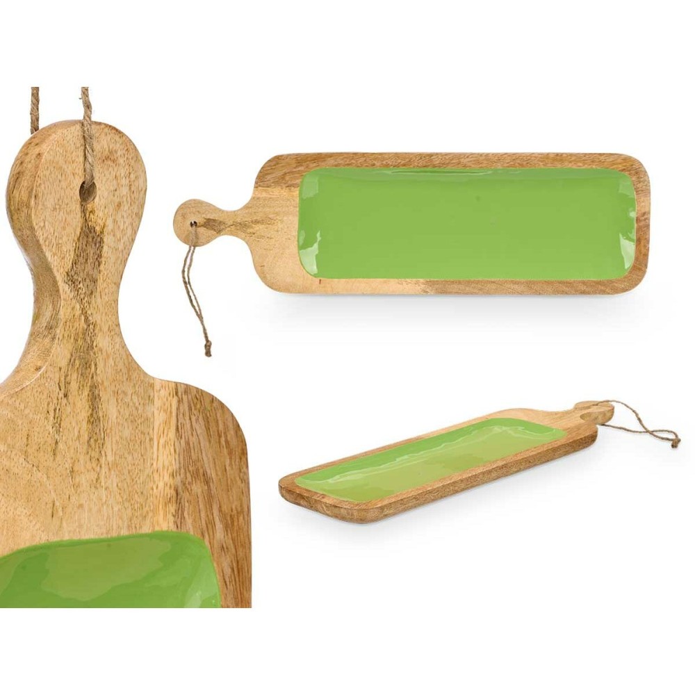 Plateau apéritif MALI-798 G Vert 50,7 x 3 x 14 cm (6 Unités)