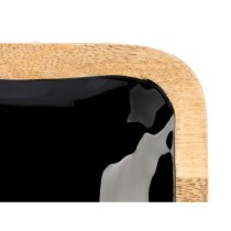 Plateau avec Compartiments MALI-991 B Noir 31 x 3 x 31 cm (6 Unités)