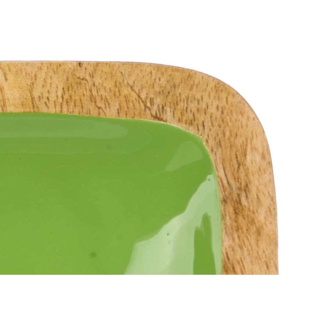 Plateau avec Compartiments MALI-991 G Vert 31 x 3 x 3 cm (6 Unités)
