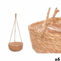 Set of pots GiftDecor LR23067 Natural Esparto grass 21 x 11,5 x 21 cm 23 x 13 x 23 cm 26 x 15 x 26 cm