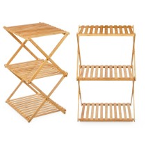 Shelves GiftDecor CH68220-5 Natural Bamboo 40 x 62 x 33,5 cm (4 Units)