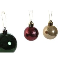 Christmas Baubles Home ESPRIT Red Green Polyethylene 27 x 12 x 25 cm (50 Pieces)