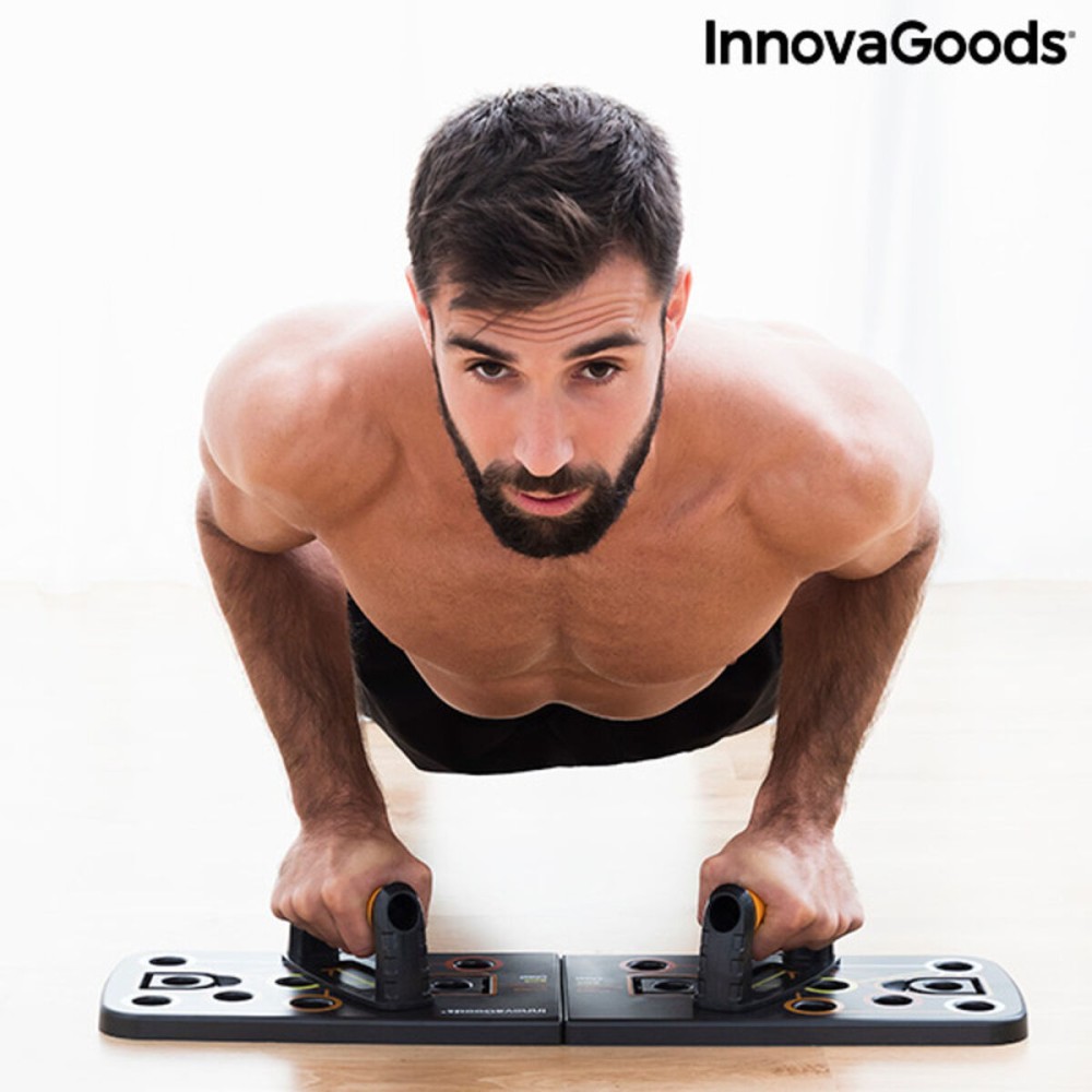 Planche de Pompes Push-Up avec Bandes de Résistance et Guide d'exercices InnovaGoods Pulsher (Reconditionné B)