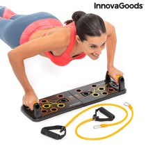 Push-Up Board with Resistance Bands and Exercise Guide Pulsher InnovaGoods Rubber (Refurbished A)