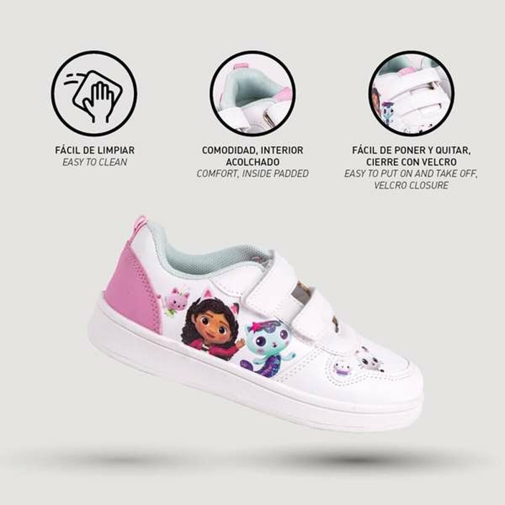 Chaussures de Sport pour Enfants Gabby's Dollhouse Blanc