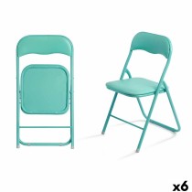 Folding Chair GiftDecor 10924 Green 43 x 46 x 78 cm 88 x 6,5 x 45 cm (6 Units)