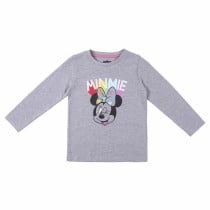 T-shirt à Manches Longues Enfant Minnie Mouse Gris