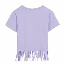 Child's Short Sleeve T-Shirt Minnie Mouse Purple