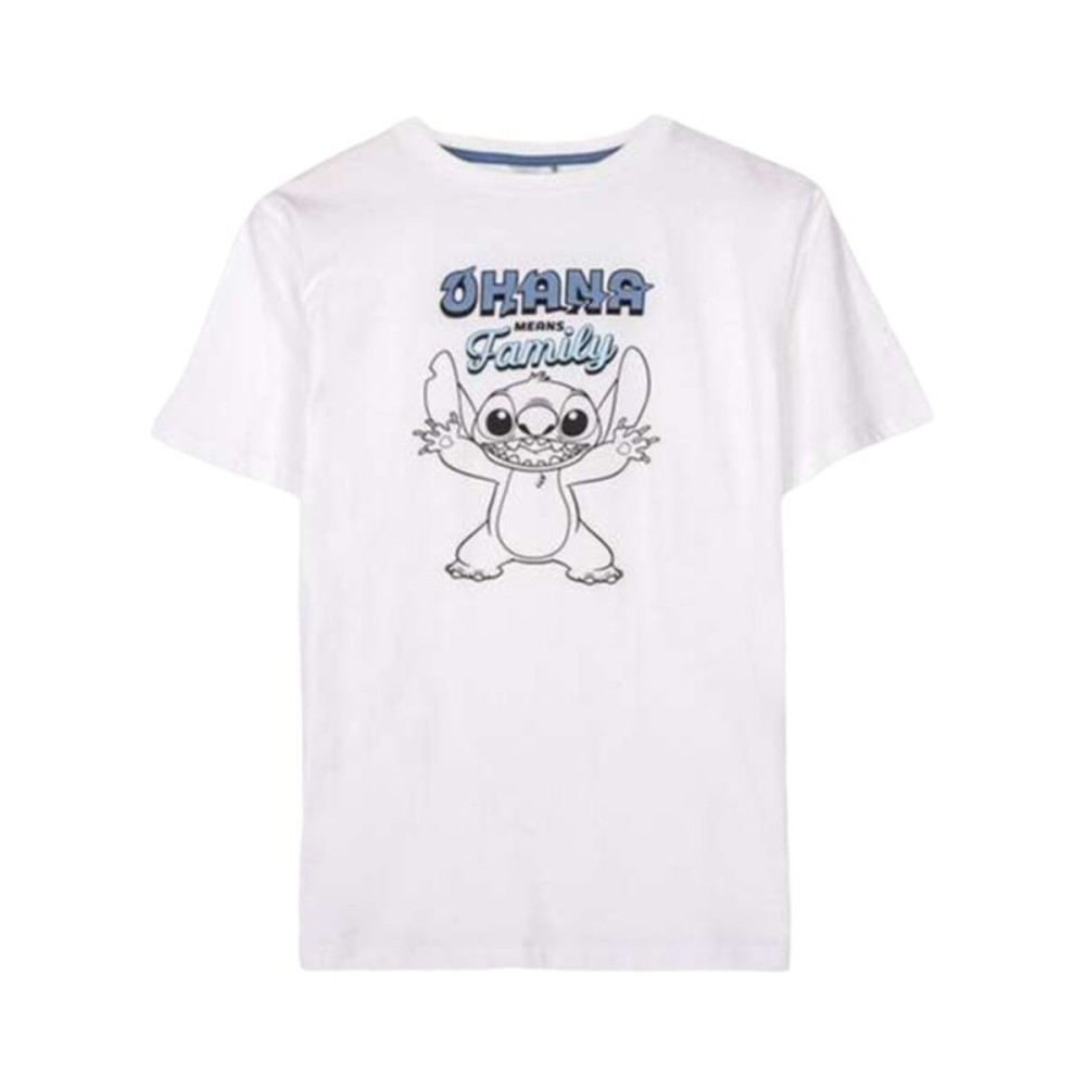 T-shirt à manches courtes homme Stitch Blanc