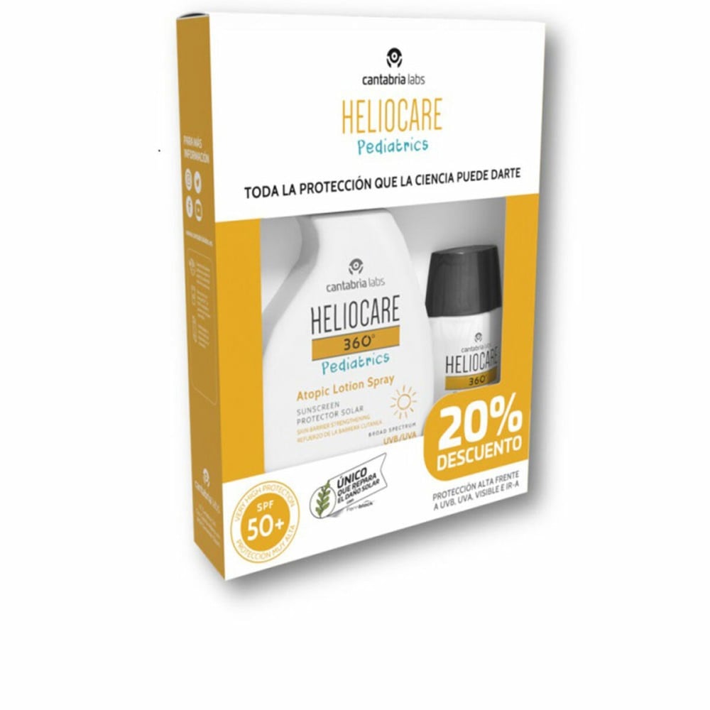 Écran solaire visage Heliocare Pediatrics Protector Solar Pistola Lote 2 Pièces