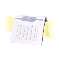 Applique LED EDM 31846 Blanc 2 W 220 lm Solaire Capteur de Mouvement (6500 K)