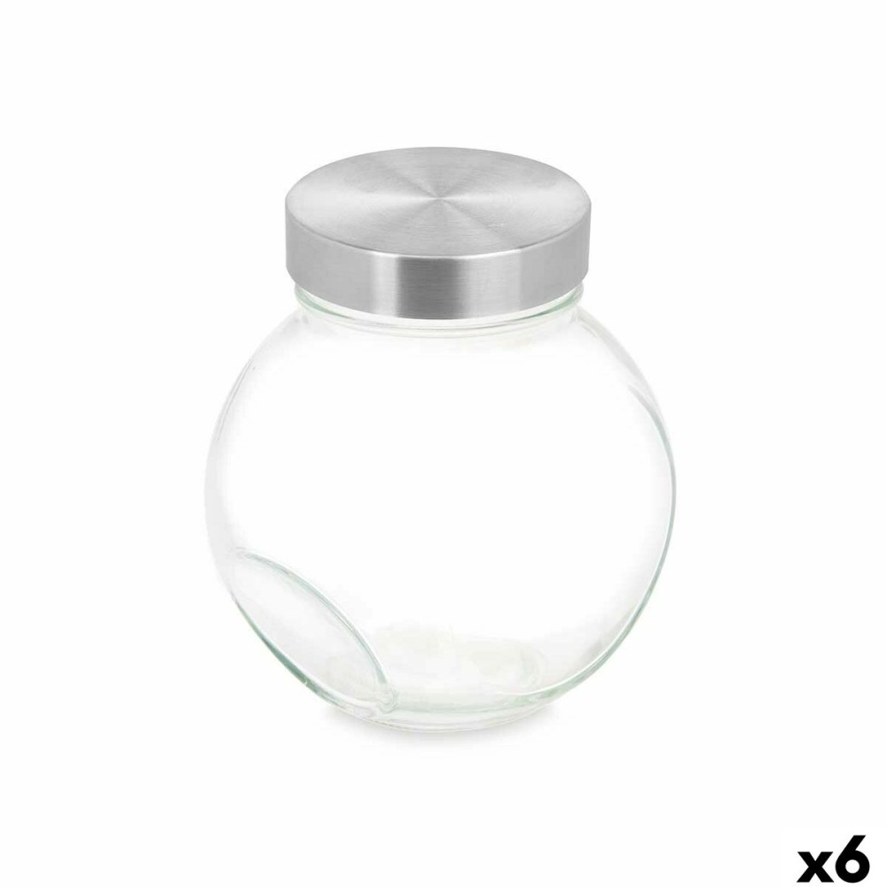 Bocal à biscuits Vivalto CW-74-5/TH6 Transparent verre 700 ml 11,5 x 12 x 8 cm (6 Unités)