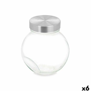 Keksdose Vivalto CW-74-5/TH6 Durchsichtig Glas 700 ml 11,5 x 12 x 8 cm (6 Stück)