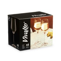 verre de vin Vivalto REJ6345/BHZ6 Transparent verre 450 ml (6 Unités)