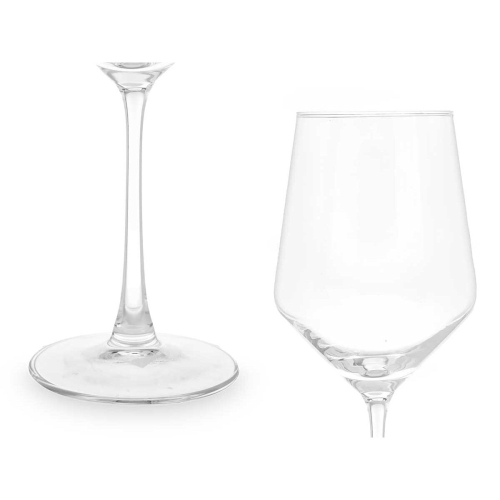 verre de vin Vivalto REJ6345/BHZ6 Transparent verre 450 ml (6 Unités)