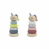 Unicorn DKD Home Decor Wood (6 x 6 x 13.5 cm) (2 pcs)