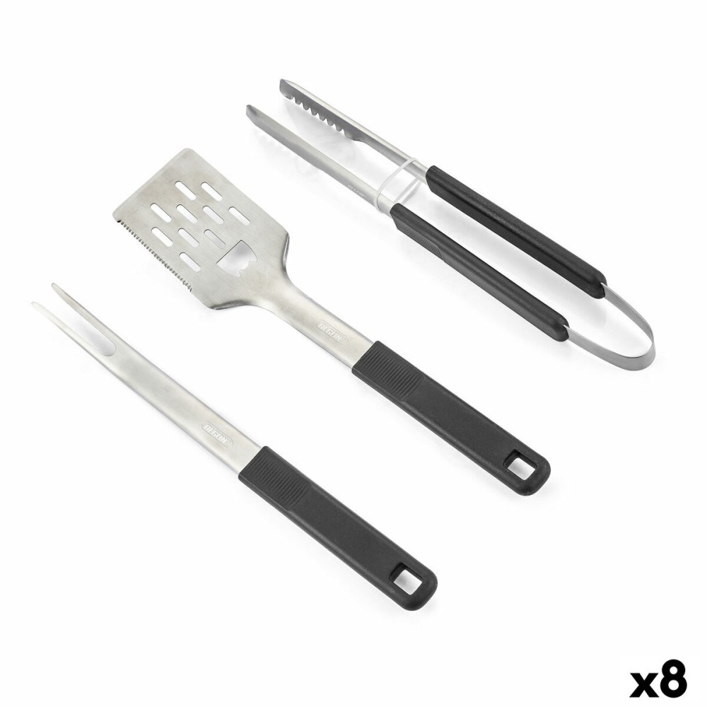 Barbecue Utensils Set Algon 3 Pieces (8 Units)