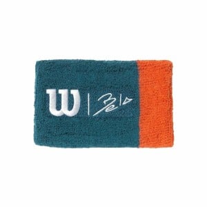 Sports Wristband Wilson Bela Extra Wide Wrtbd II Blue One size